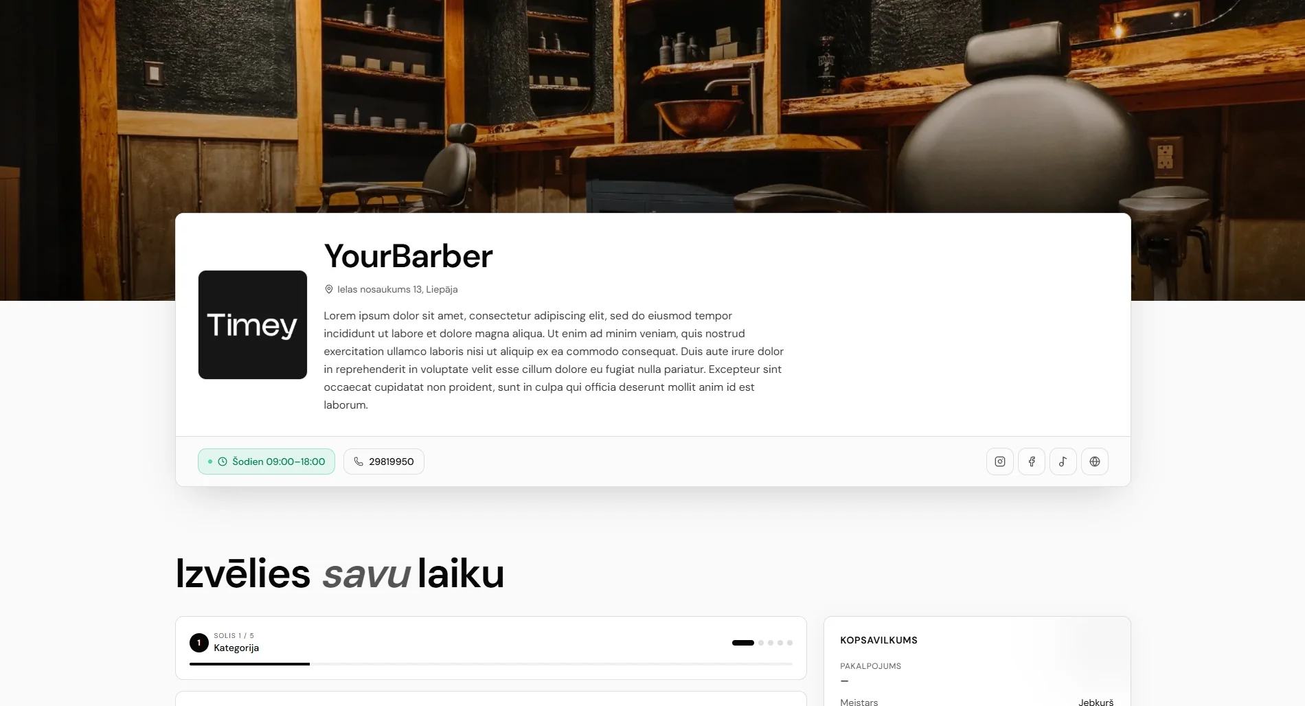 Dalies ar savu rezervāciju saiti
